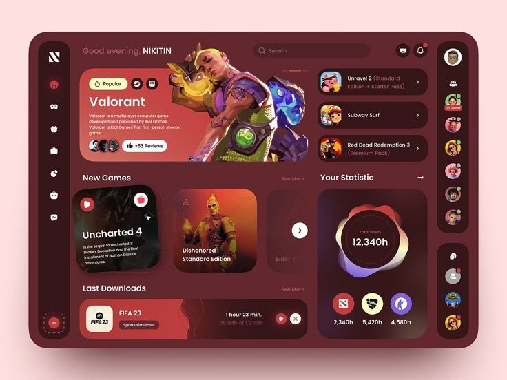Game Landing Page